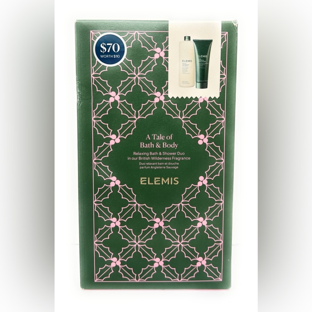 Elemis A Tale Of Bath And Body Duo Milk Bath Shower Cream $110 value